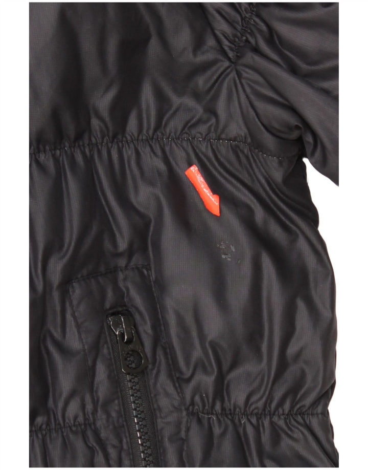 Replay Chaqueta acolchada con capucha para mujer UK 44 Large Poliamida negra