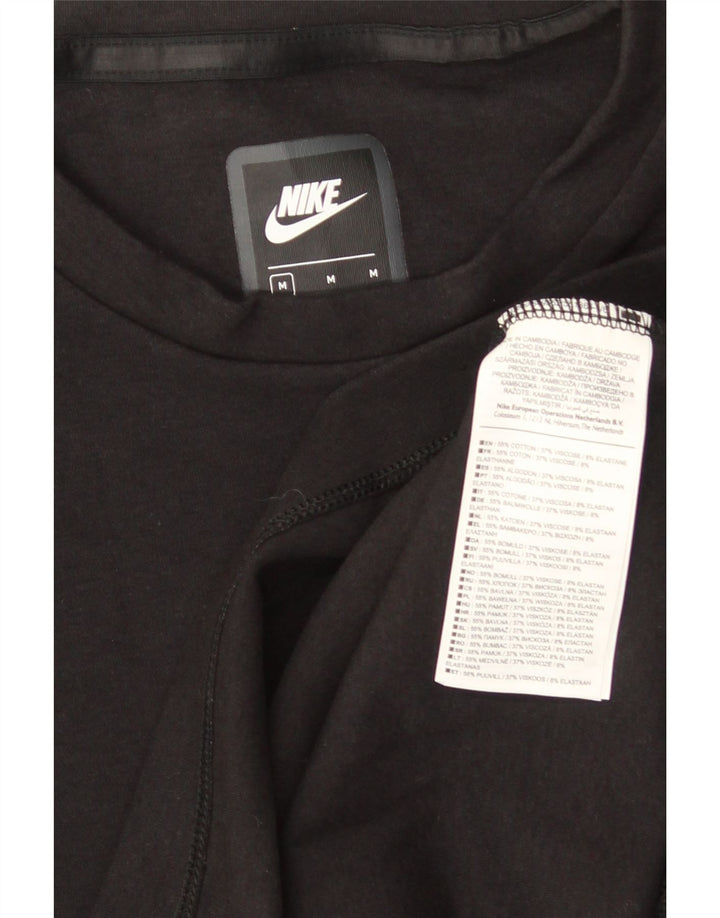 Camiseta NIKE Hombre de manga larga de algodón negro mediano