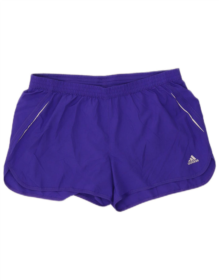 ADIDAS Pantalones cortos deportivos Climalite para mujer UK 40 XL Poliéster morado