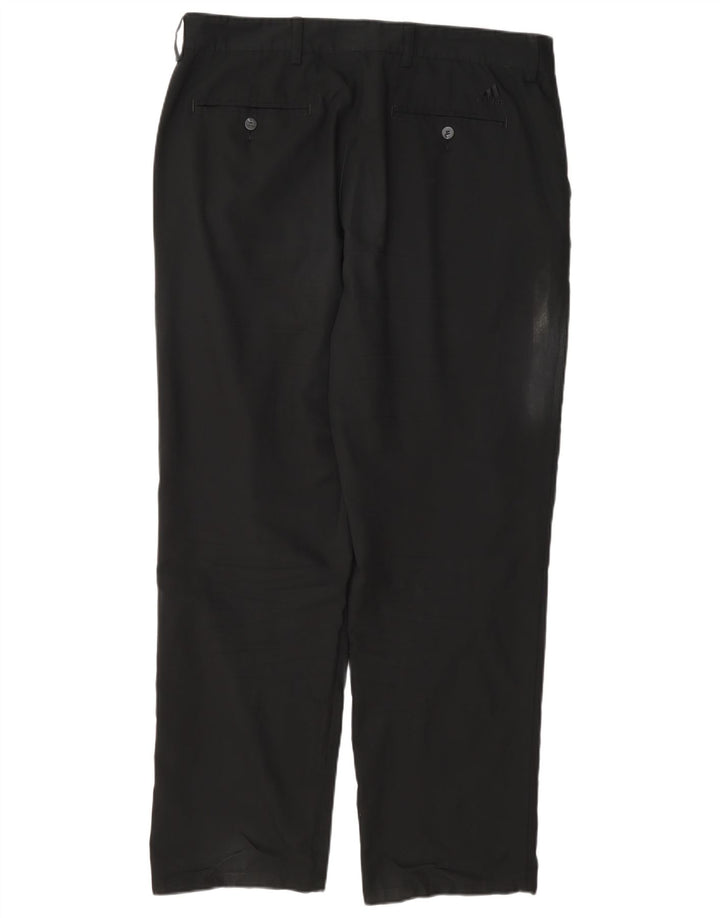 Pantalón chino recto Adidas para hombre W36 L30 Poliéster negro