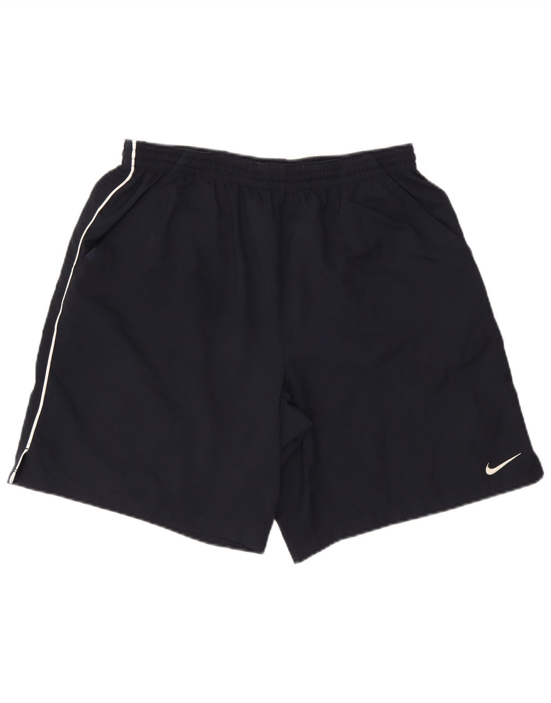 Nike - Pantalones cortos deportivos Dri Fit para hombre, talla grande, poliéster, color azul marino