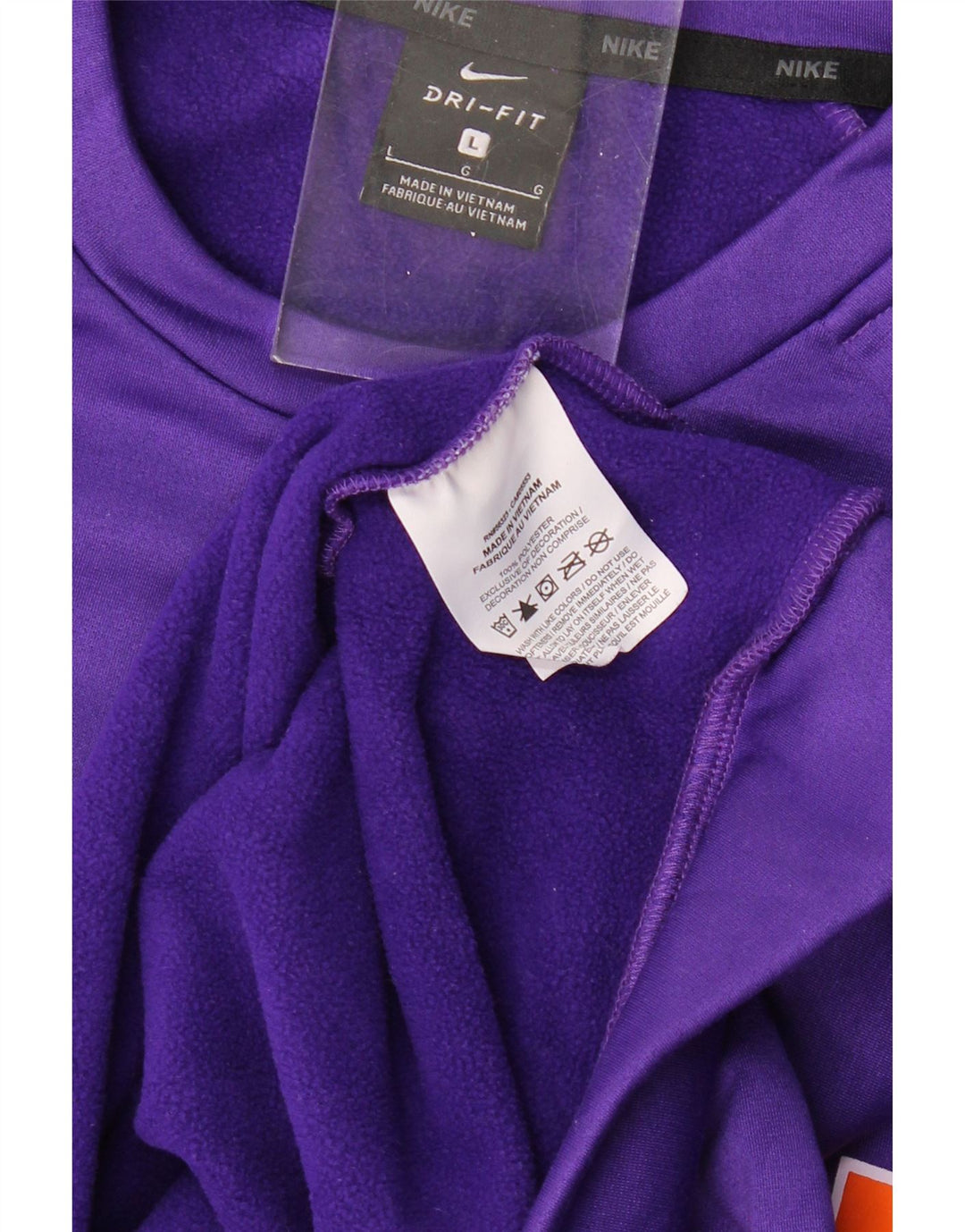 NIKE Hombres Menchville Wrestling Graphic Sudadera Jumper Grande Púrpura