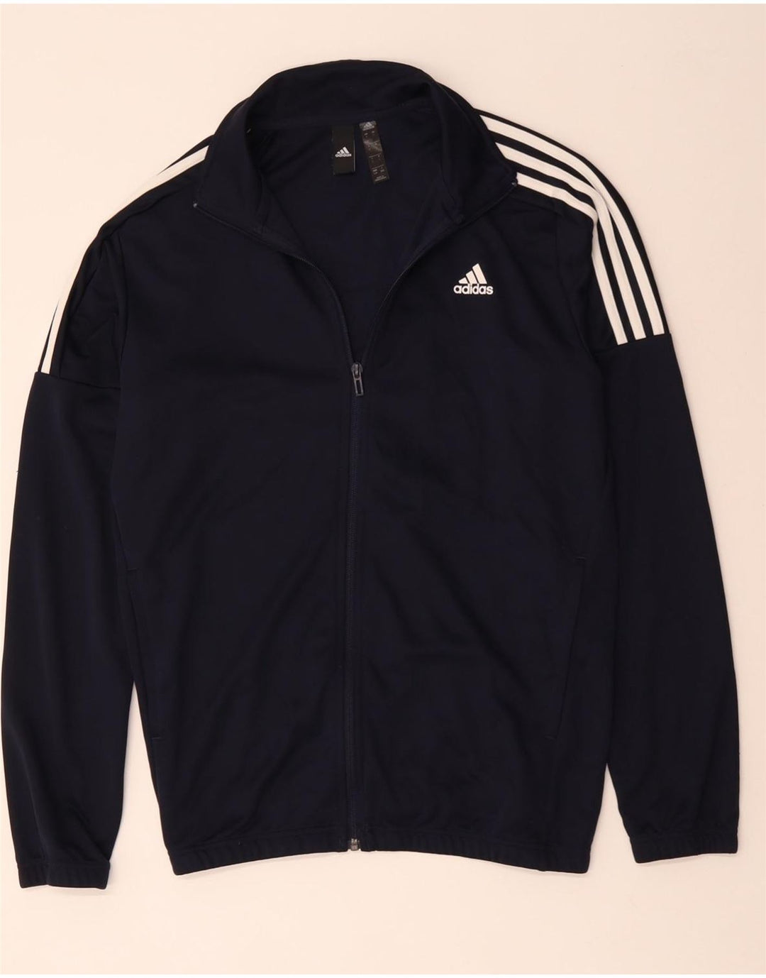 ADIDAS Chaqueta superior de chándal para hombre Poliéster azul marino grande