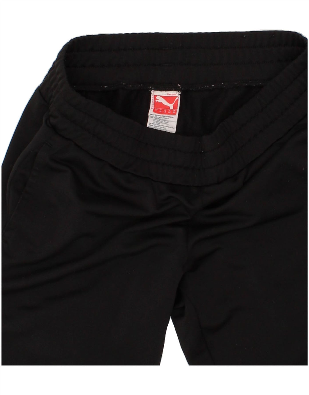 PUMA Womens Tracksuit Trousers Joggers UK 10 Small Black Polyester Vintage Puma and Second-Hand Puma from Messina Hembry 