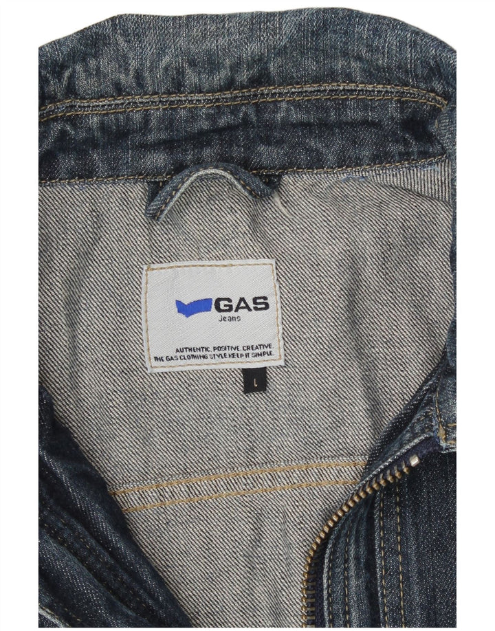 Chaqueta vaquera para mujer Gas UK 44 Algodón azul grande