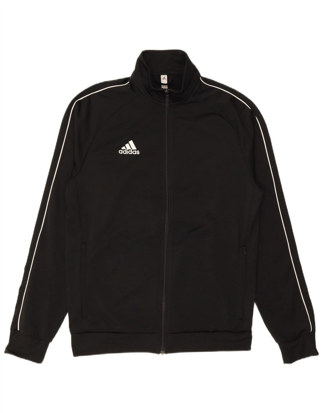 ADIDAS Hombre Chándal Top Chaqueta Mediano Negro Poliéster