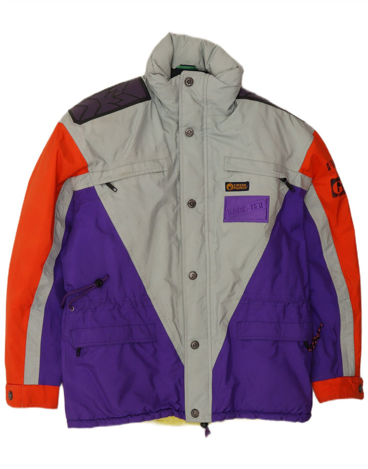 Ciesse Piumini Chaqueta de esquí para hombre ES 42 XL Poliéster multicolor con bloques de color