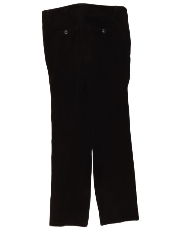 Zara Mujer Pantalones Rectos De Pana EU 38 Small W28 L30 Negro