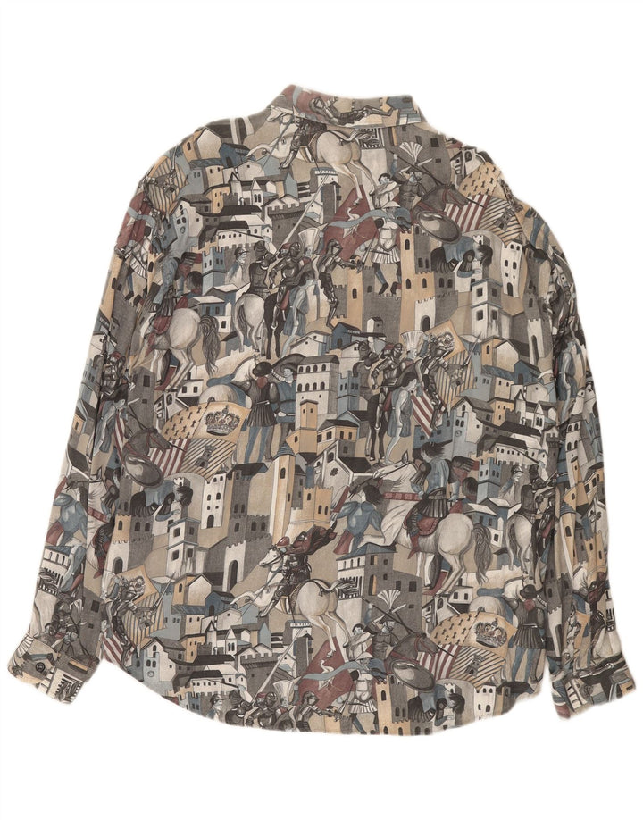 Criver Camisa Gráfica Hombre XL Viscosa Multicolor
