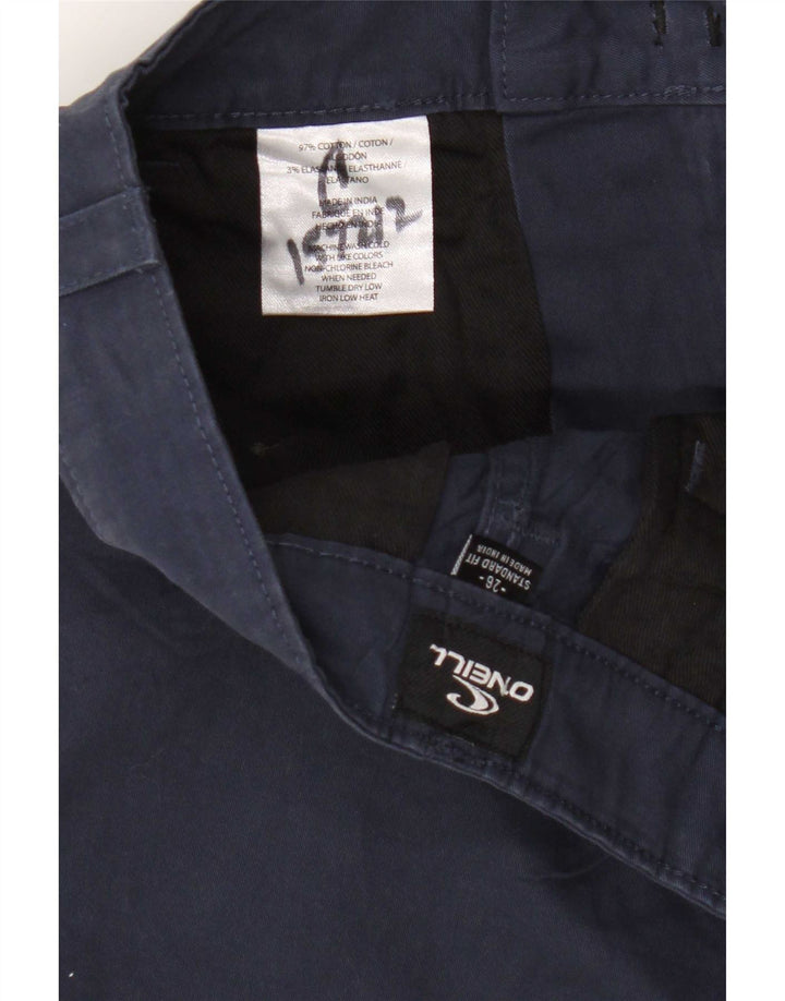 O'Neill Pantalones cortos chinos para hombre W28 Small Azul marino Algodón