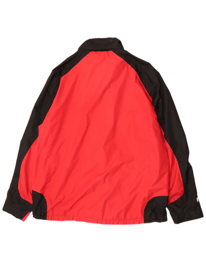 Iguana Chaqueta impermeable para hombre UK 46 3XL Rojo Colorblock Poliéster