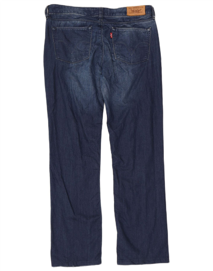 Levi's Mujer 572 Bootcut Jeans W31 L28 Algodón Azul Marino