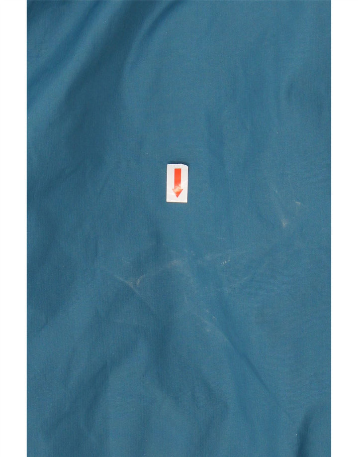 ASICS Chaqueta cortavientos para hombre UK 42 XL Azul Colorblock Poliamida