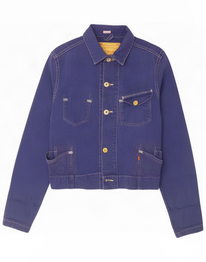 Chaqueta vaquera Levi's para mujer UK 44 Algodón morado medio