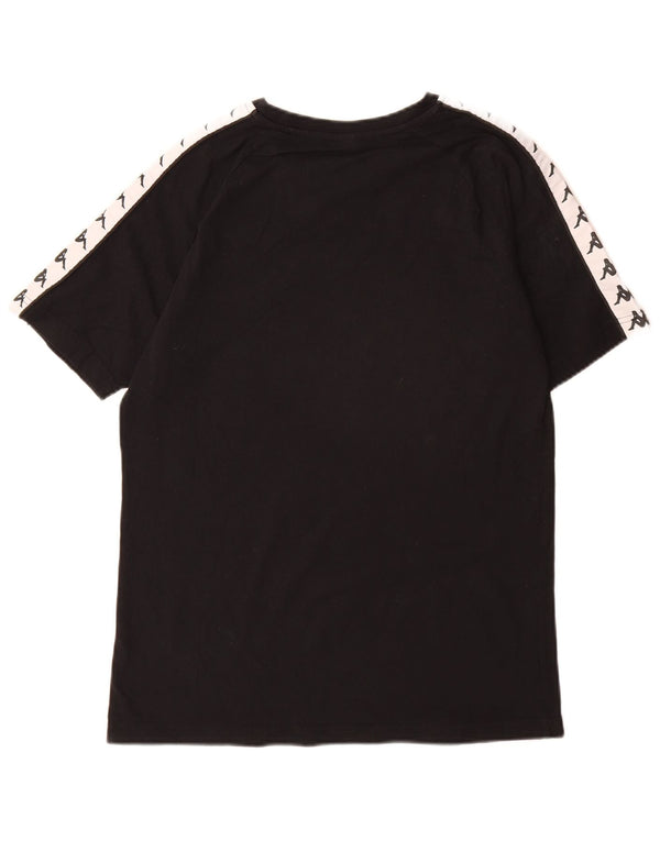 Kappa - Camiseta gráfica para hombre, talla grande, color negro