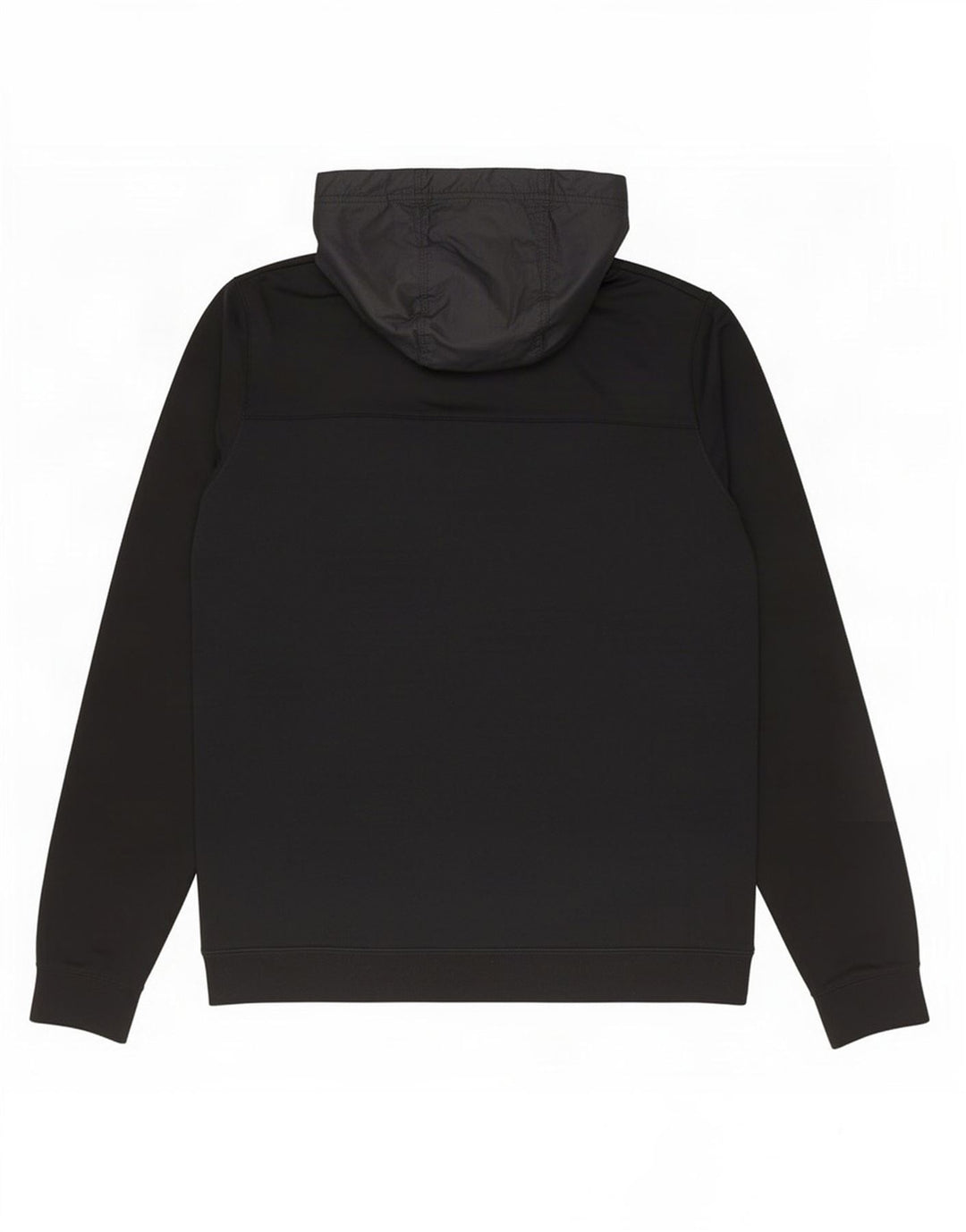 Nike - Sudadera con capucha y cuello con cremallera para hombre, talla mediana, algodón negro