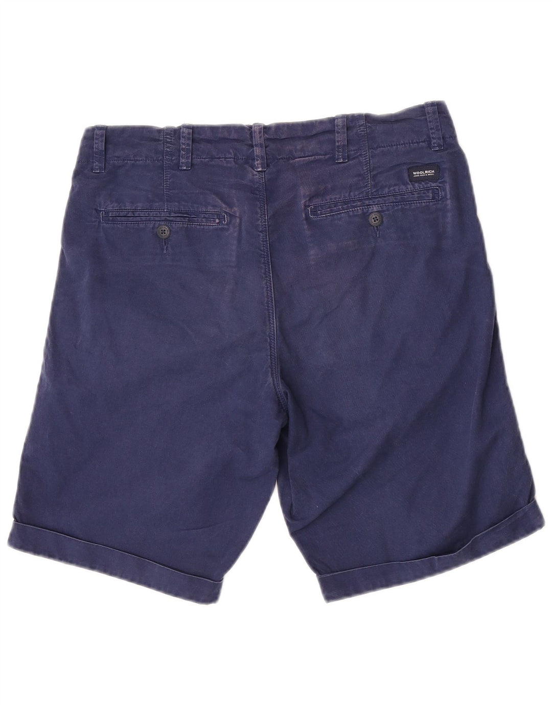 Woolrich Pantalones cortos chinos para hombre W30 Medium Azul marino Algodón