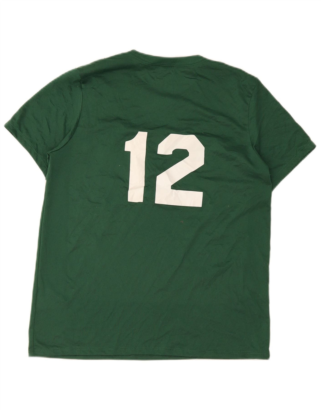 Camiseta Nike Dri Fit Graphic para hombre, parte superior de poliéster verde medio