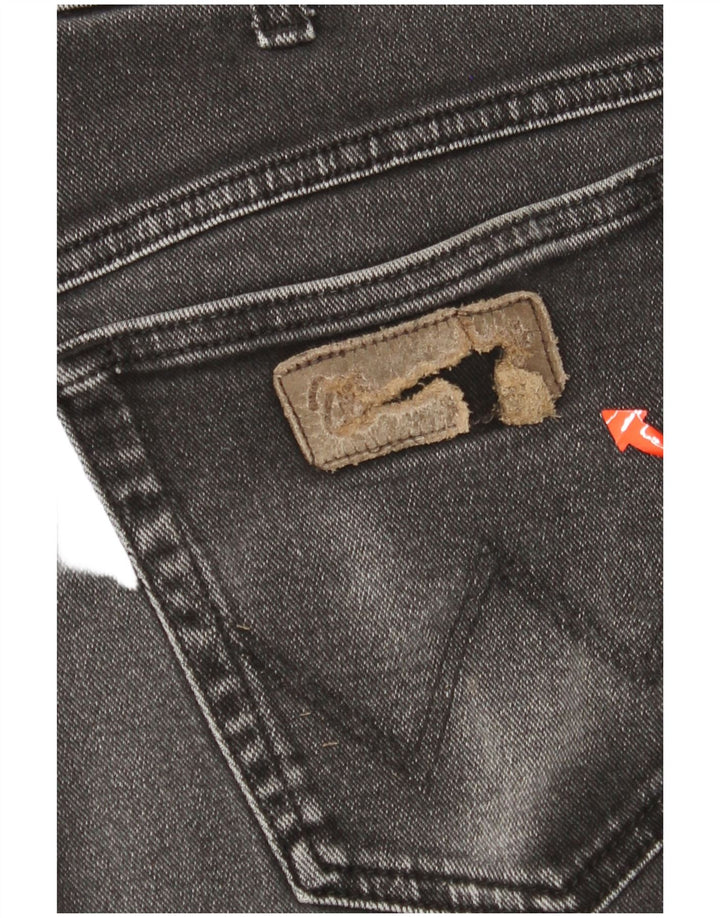 WRANGLER Vaqueros rectos Texas para hombre W36 L30 Algodón negro