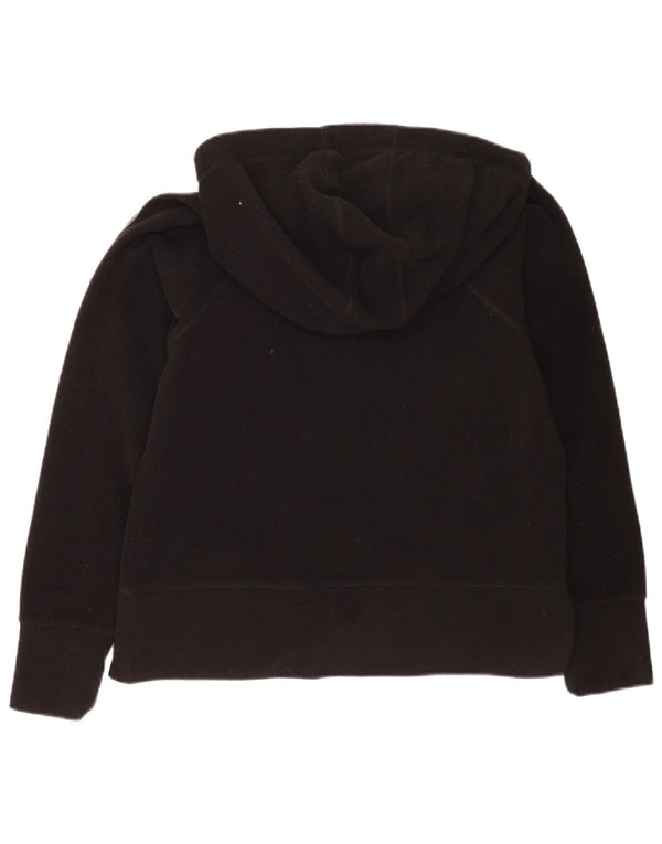Calvin Klein Suéter con capucha de forro polar extragrande con cremallera para mujer UK 10 Small Black