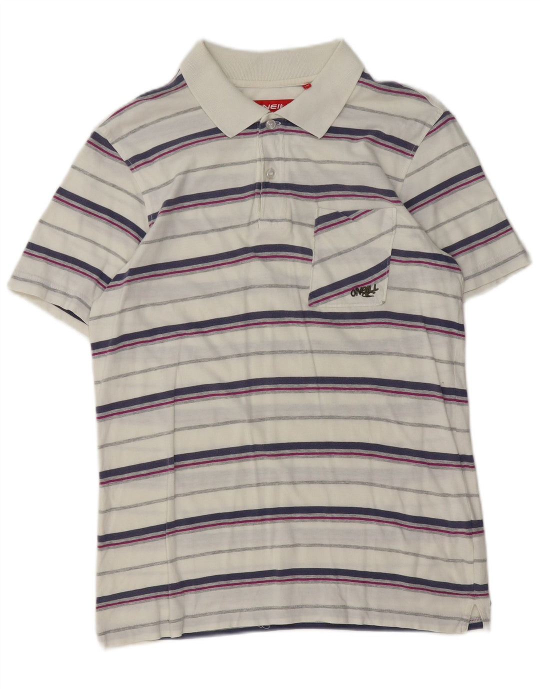 Polo O'Neill Hombre Algodón A Rayas Blanco Mediano