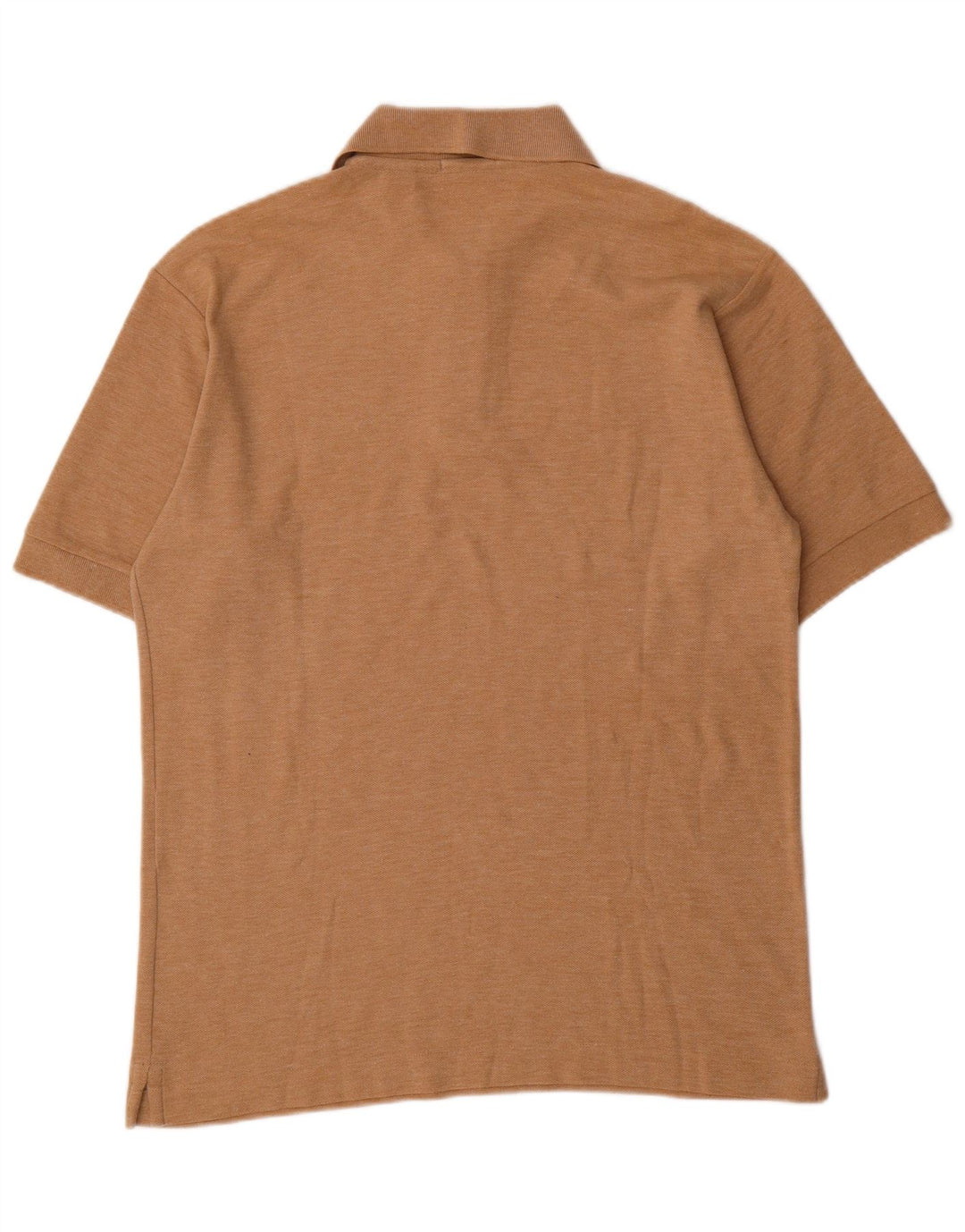 FILA Polo para hombre IT 46 Small Marrón Algodón moteado