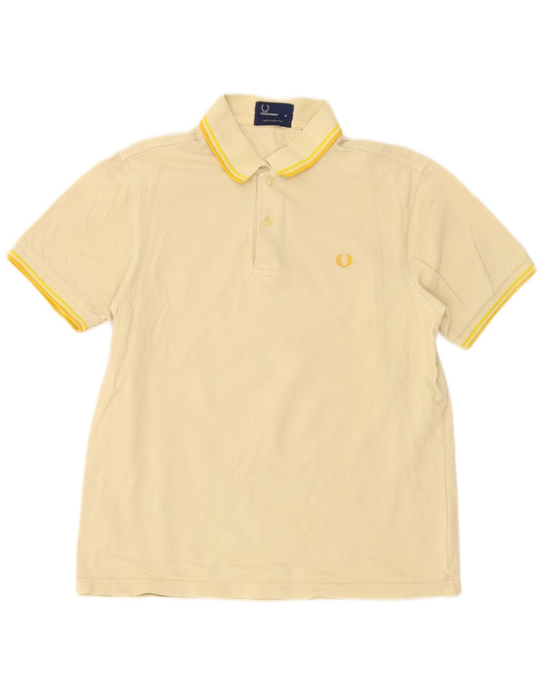 Polo Fred Perry Hombre Algodón Amarillo Medio