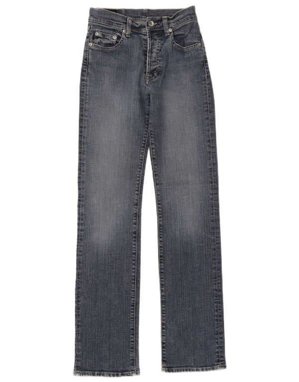 PEPE Jeans Vaqueros rectos para mujer UK 8 Small W26 L31 Algodón azul