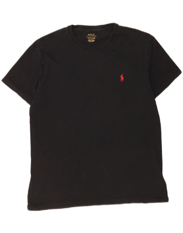 Polo Ralph Lauren - Camiseta para hombre, talla mediana, algodón negro