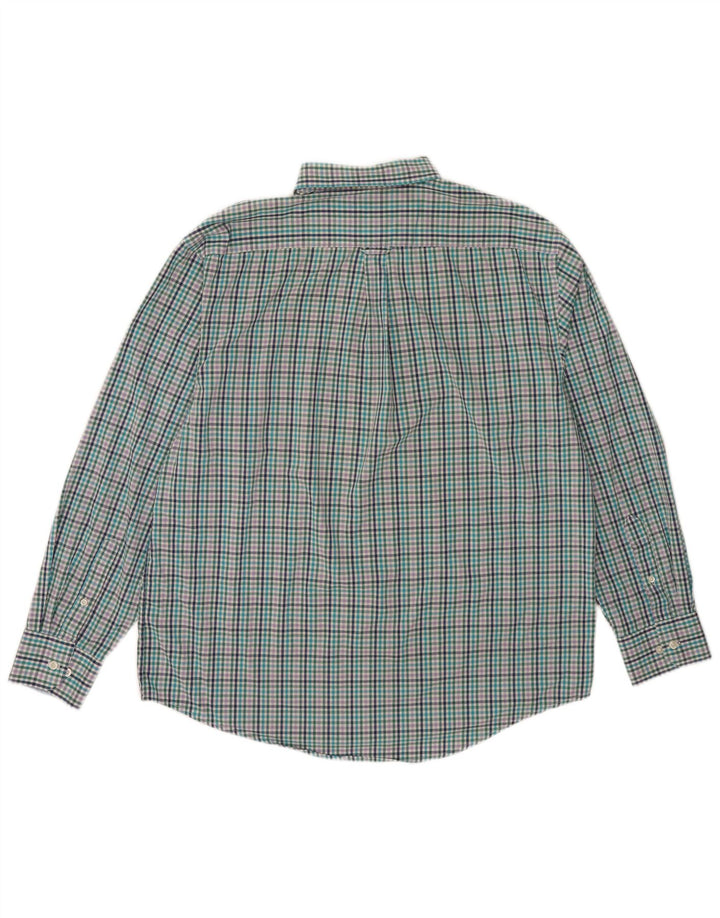 Camisa De Hombre Izod Large Algodón Vichy Multicolor