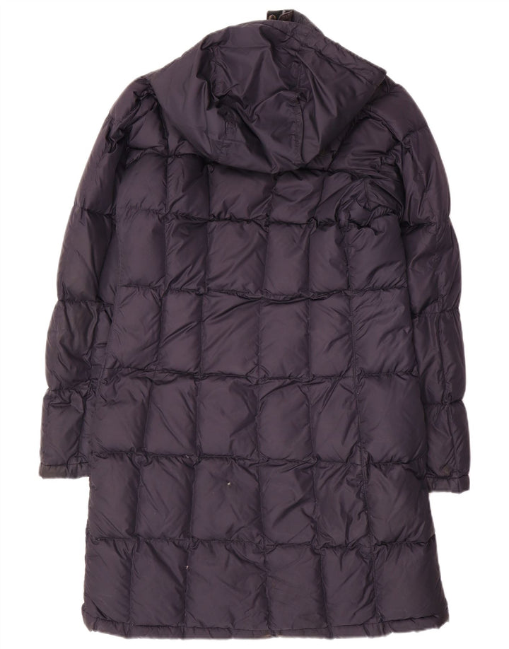 THE NORTH FACE Abrigo acolchado con capucha extragrande para mujer UK 10 Small Azul marino