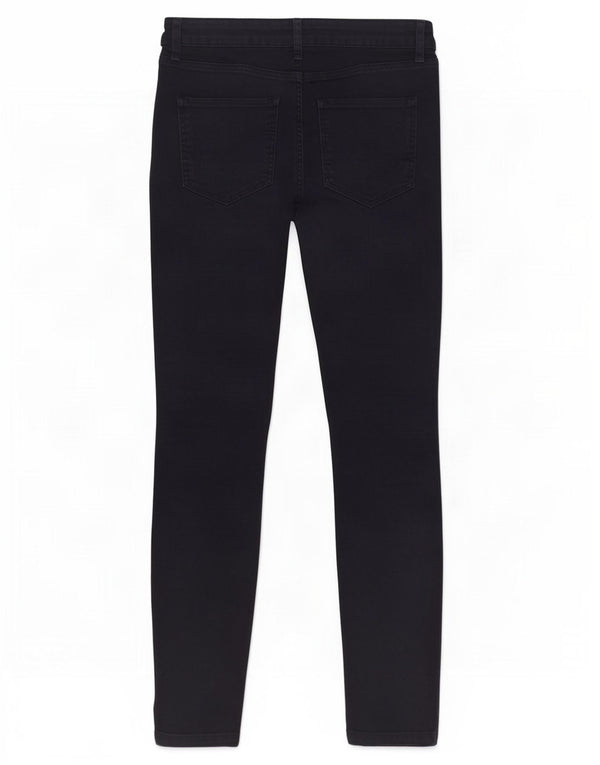 Fat Face Pantalones casuales ajustados para mujer UK 8 Small W26 L28 Azul marino Algodón
