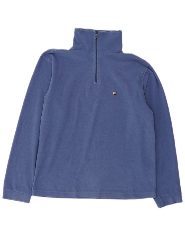CHAMPION Jersey polar con cremallera y cuello para niño 13-14 años Azul marino Poliéster