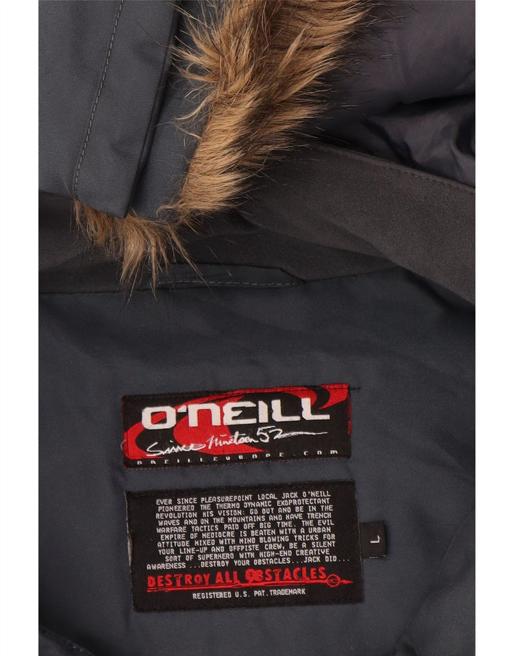 O'Neill Chaqueta bomber con capucha para hombre UK 40 Large Poliéster azul marino
