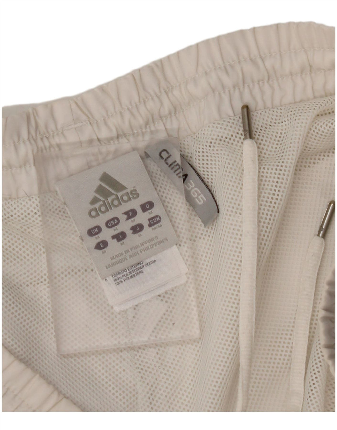 ADIDAS Mens Clima 365 Sport Shorts Medio Blanco Colorblock Poliéster