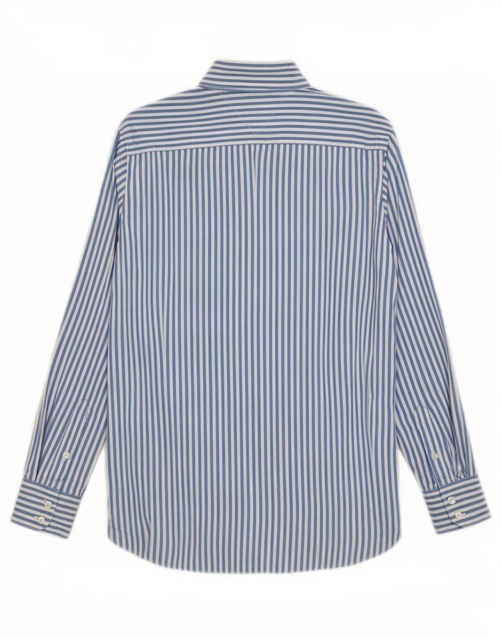 Camisa Tommy Hilfiger Hombre Algodón Azul Medio Rayas Pintadas