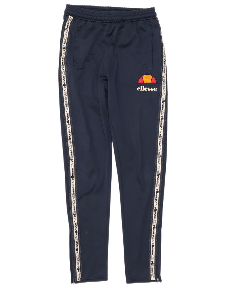 Ellesse Hombre Pantalones De Chándal Gráfico Pequeño Poliéster Azul Marino