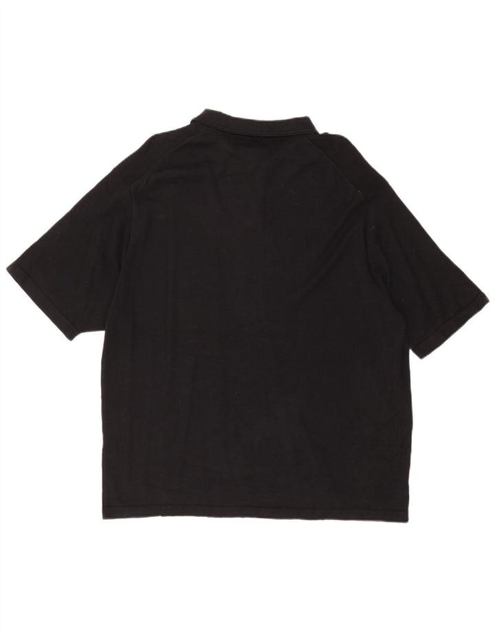 DOCKERS Polo Hombre XL Seda Negra