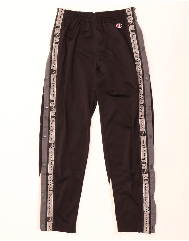Champion USA Graphic Pantalones De Chándal Negro Grande Colorblock