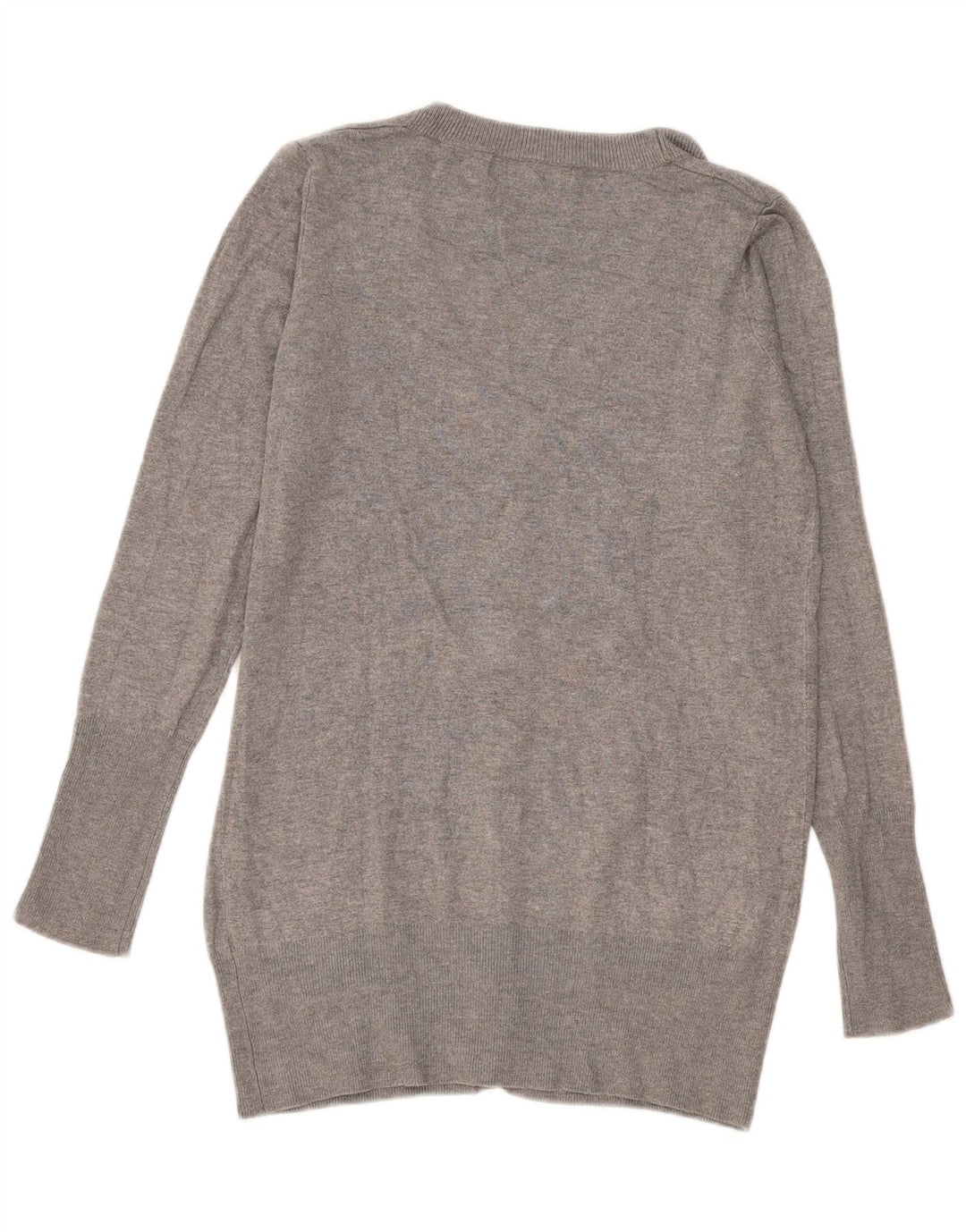 Zara Mujer Cárdigan Suéter UK 44 Grande Gris