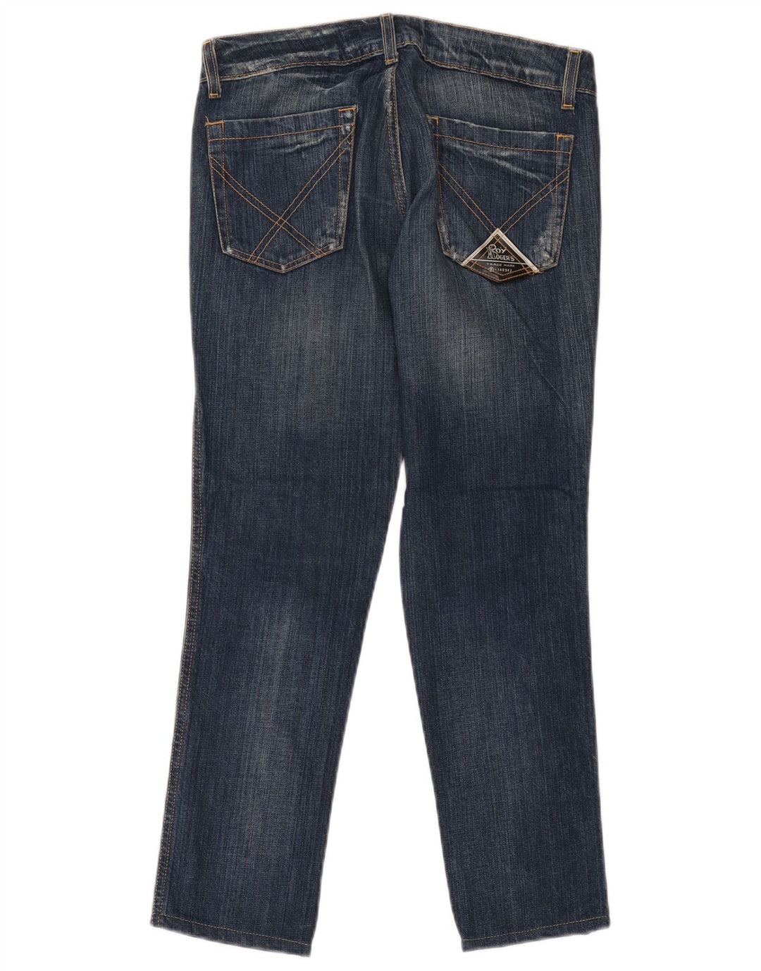 Vaqueros ajustados para mujer Roy Rogers W30 L27 Algodón azul
