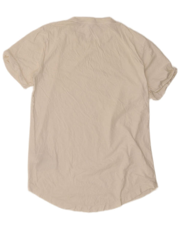 Camiseta Calvin Klein Hombre Top Medio Algodón Blanco
