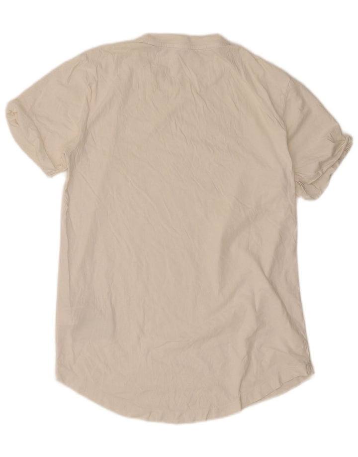 Camiseta Calvin Klein Hombre Top Medio Algodón Blanco