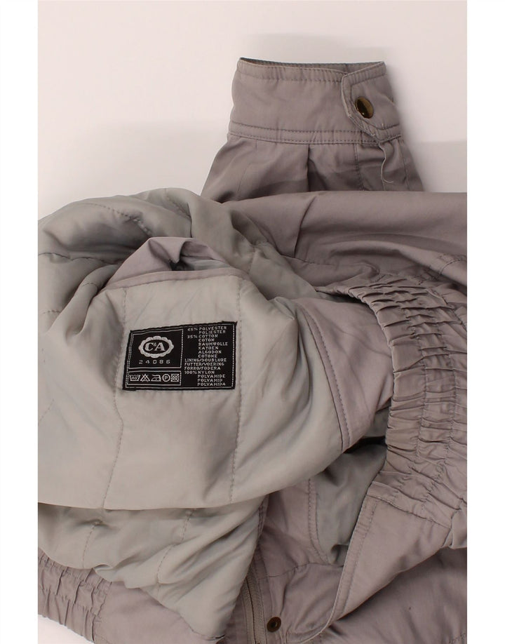 C&A Mens Bomber Jacket IT 54 2XL Grey Polyester Vintage C&A and Second-Hand C&A from Messina Hembry 