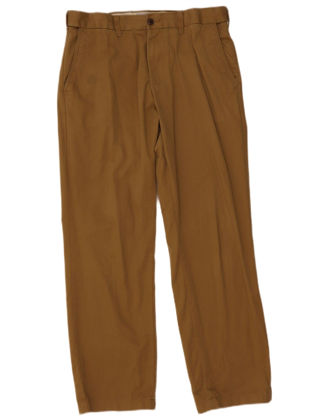 Marks & Spencer Pantalones chinos regulares para hombre W34 L31 Algodón caqui