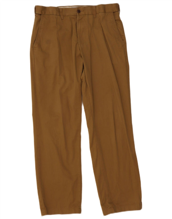 Marks & Spencer Pantalones chinos regulares para hombre W34 L31 Algodón caqui