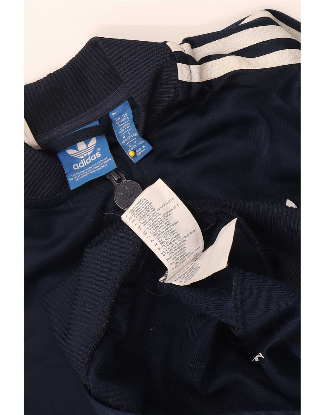 Adidas Chaqueta Chándal Niño 13-14 Años Azul Marino Poliéster