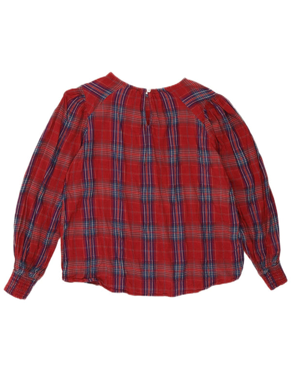 Desigual Blusa para mujer Top UK 16 Large Red Check