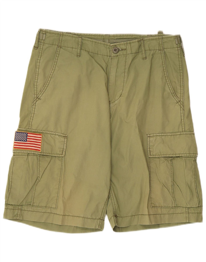 Ralph Lauren Pantalones cortos cargo para hombre W31 Algodón caqui medio