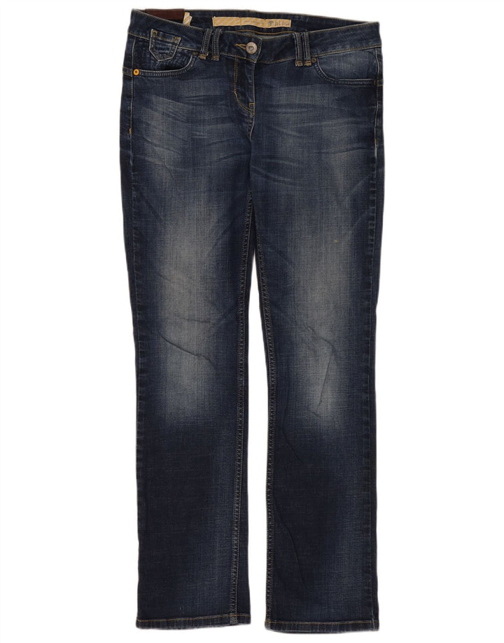 Vaqueros rectos regulares para mujer de Fat Face UK 12 Medium W34 L32 Algodón azul